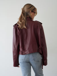 Emery Leather Biker Jacket