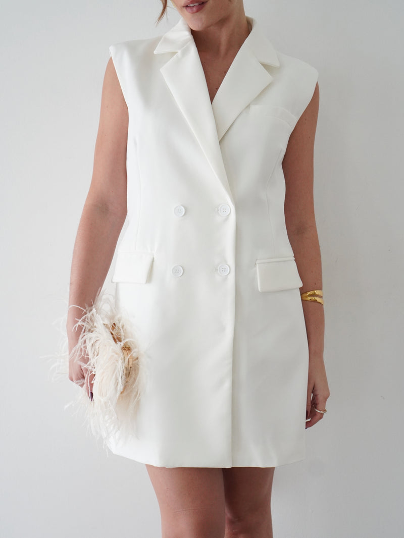 Harper Bow Blazer Dress