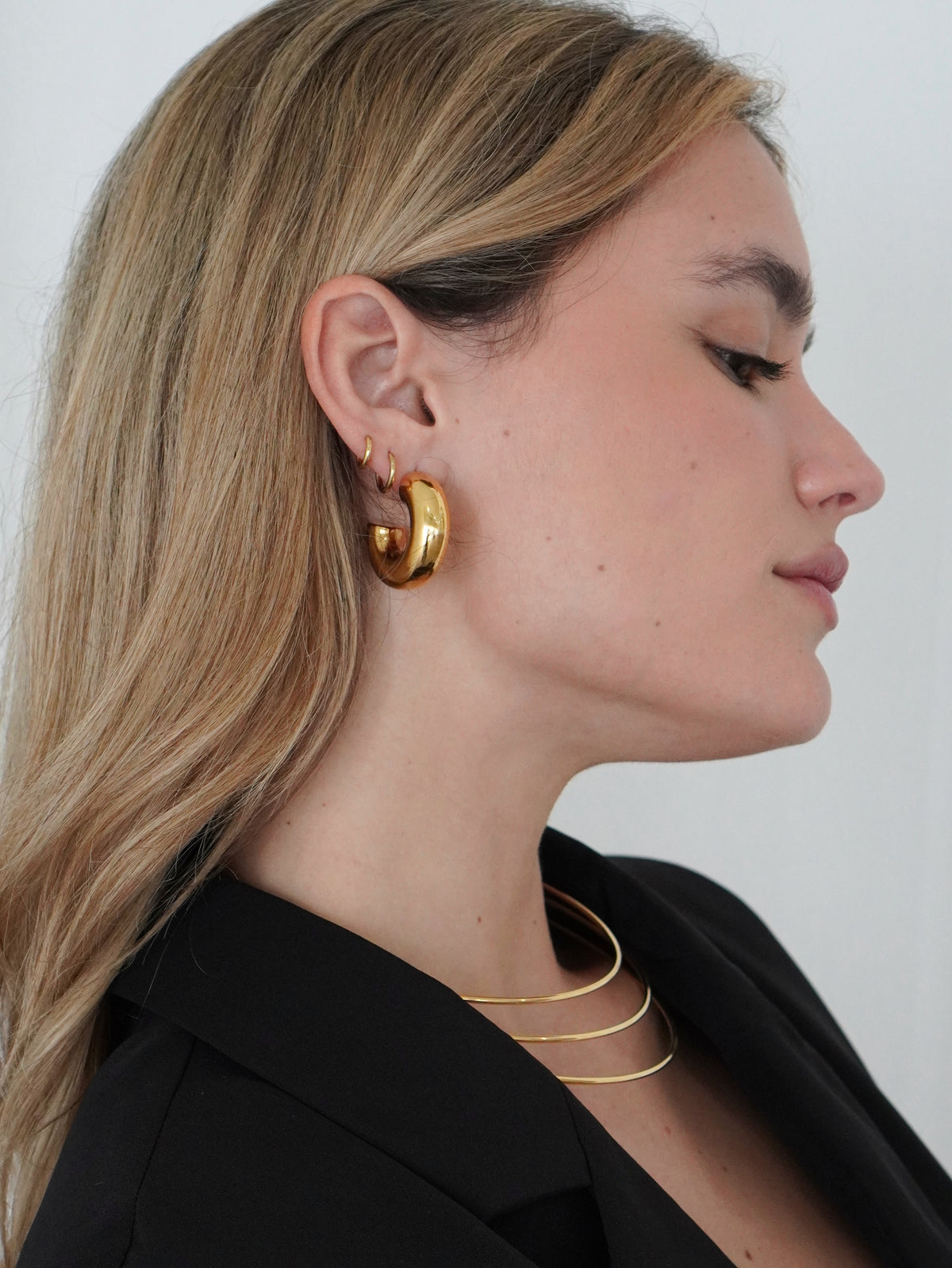 Chunky Hoop Earrings