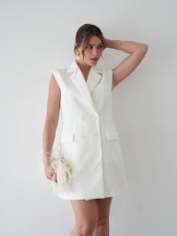 Harper Bow Blazer Dress